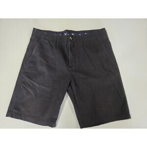 Nat Nast Luxury Originals Chino Shorts Gray Mens 34 Mid Rise